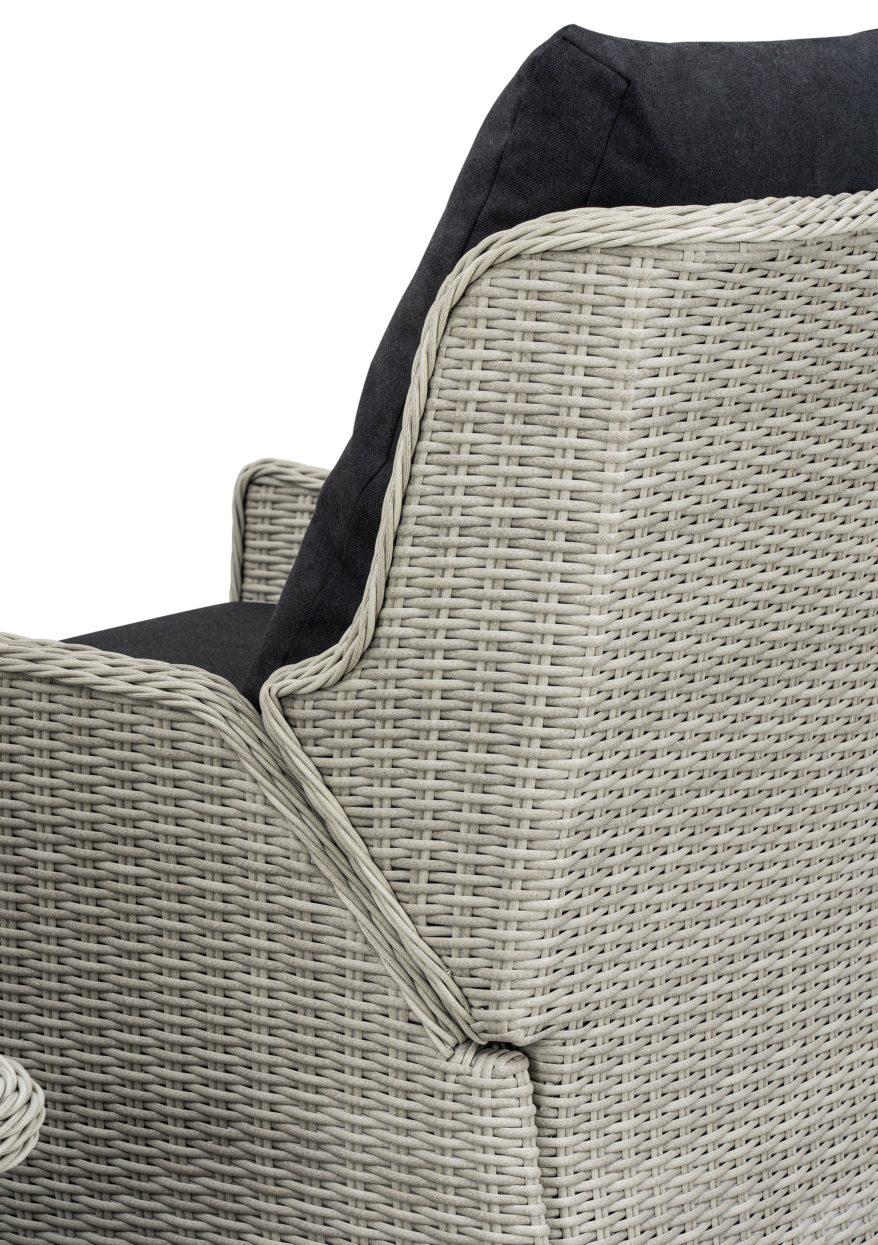 LARA Rattan adjustable Lounge Set of 2 and side table